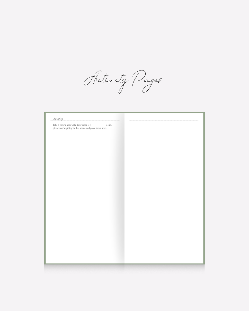 Sojourn: Travel Journal in Sage Green Cover (An analog experience Kit)