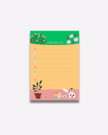 LENTO: Notepad in a Quiet Garden Illustration