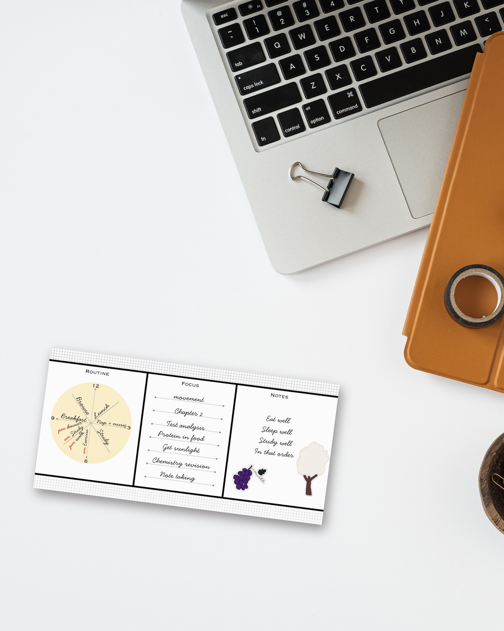 PAUSE & PLAY: A Study Planning Pad Set