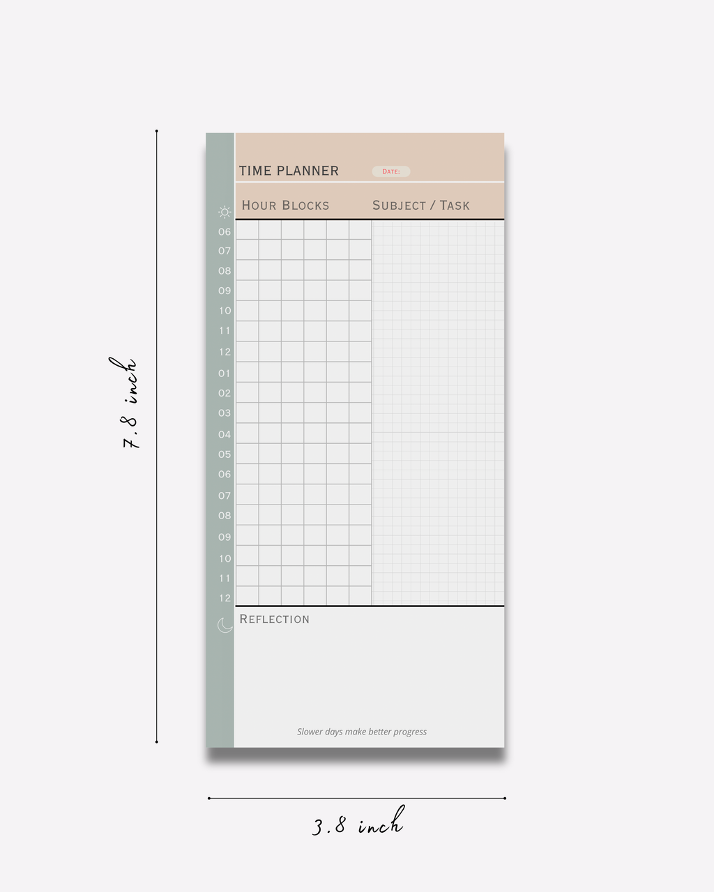 LENTO: Time Planner Pad