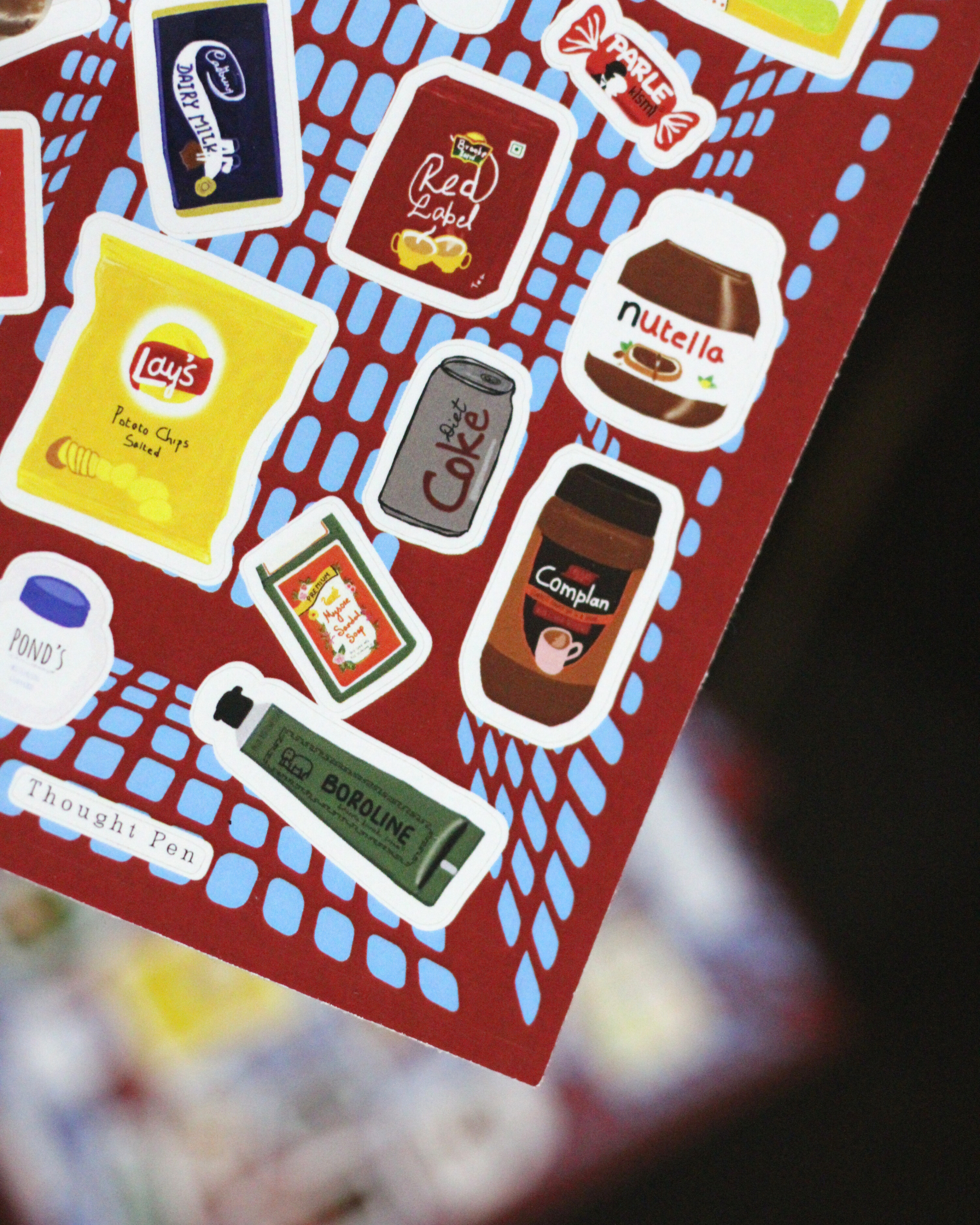 90s supermarket Mini Journaling Stickers (Pack of Three)