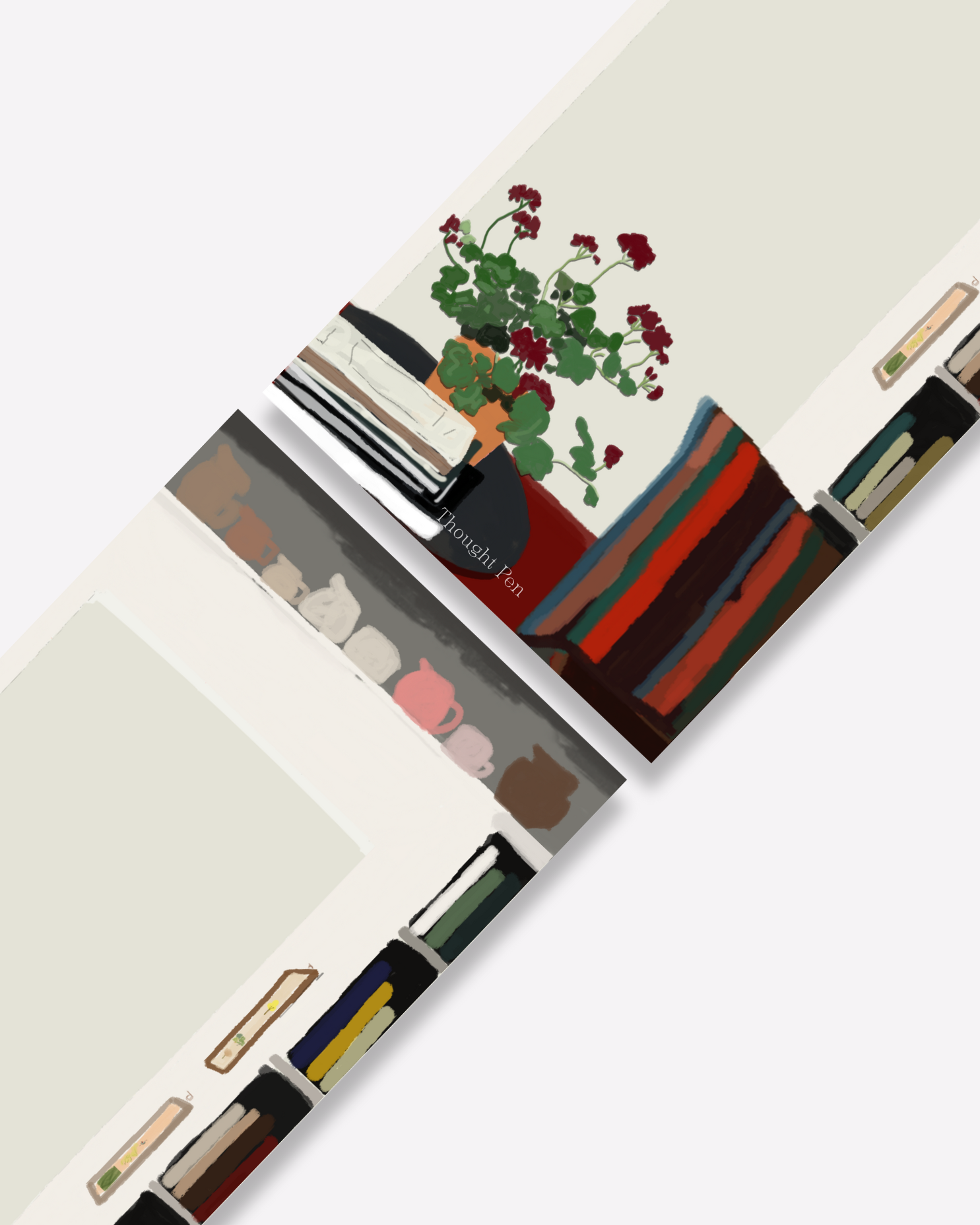 LENTO: Notepad in a Quiet Corner Illustration