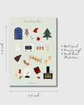 Christmas Day Mini Journaling Stickers (Pack of Three)