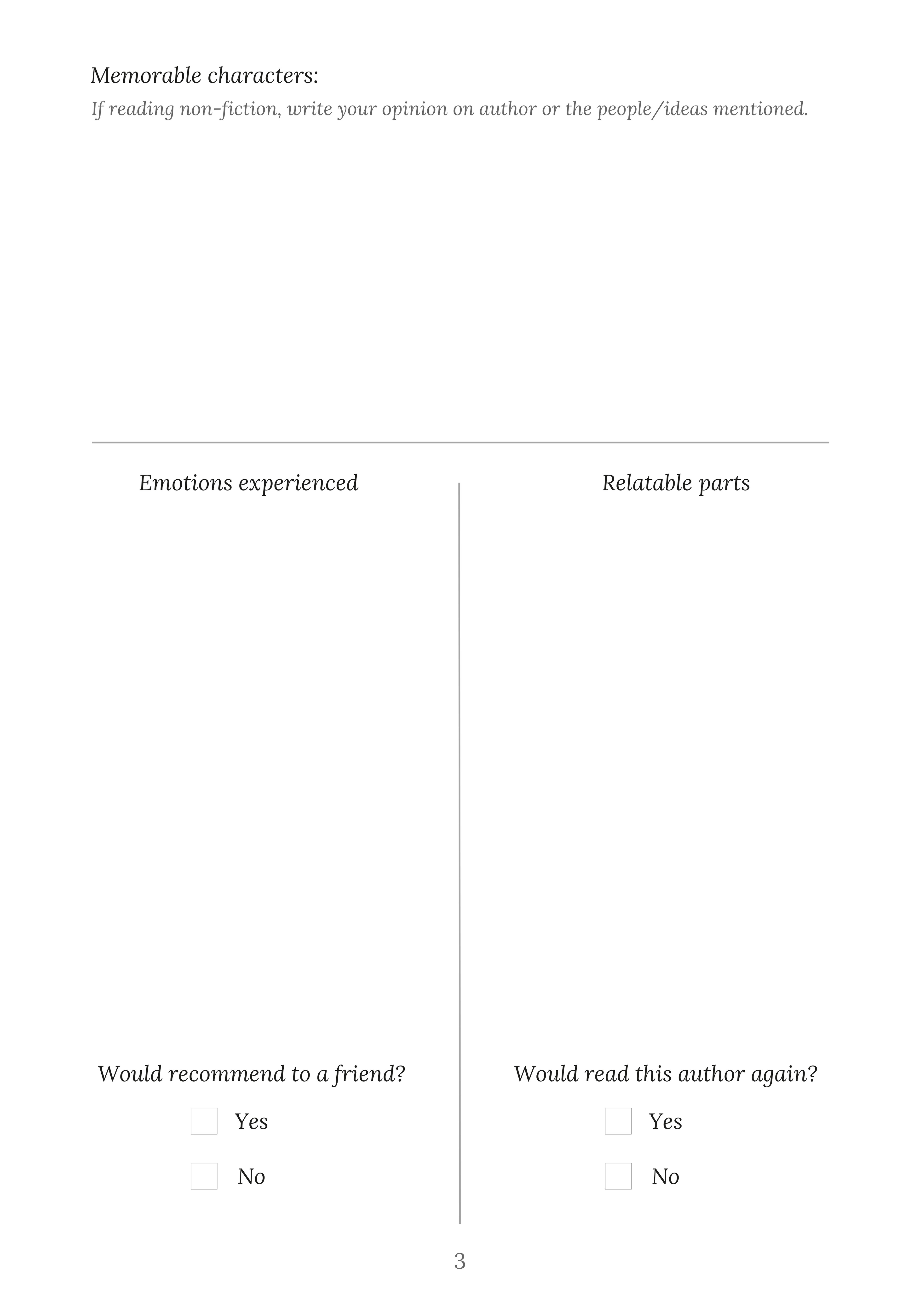 LOGOPHILE-Reading Journal