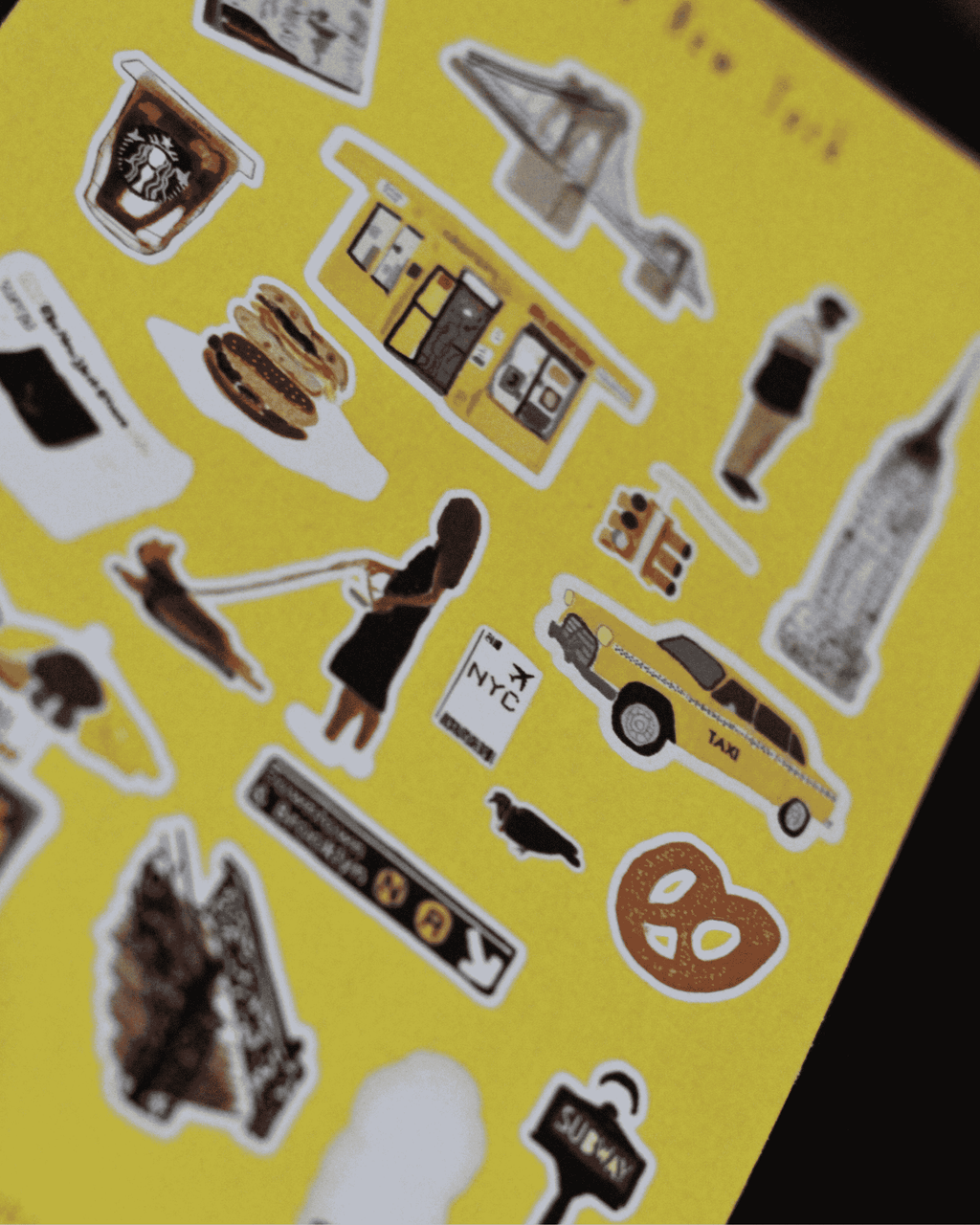 Daily New York Mini Journaling Stickers (Pack of Three)