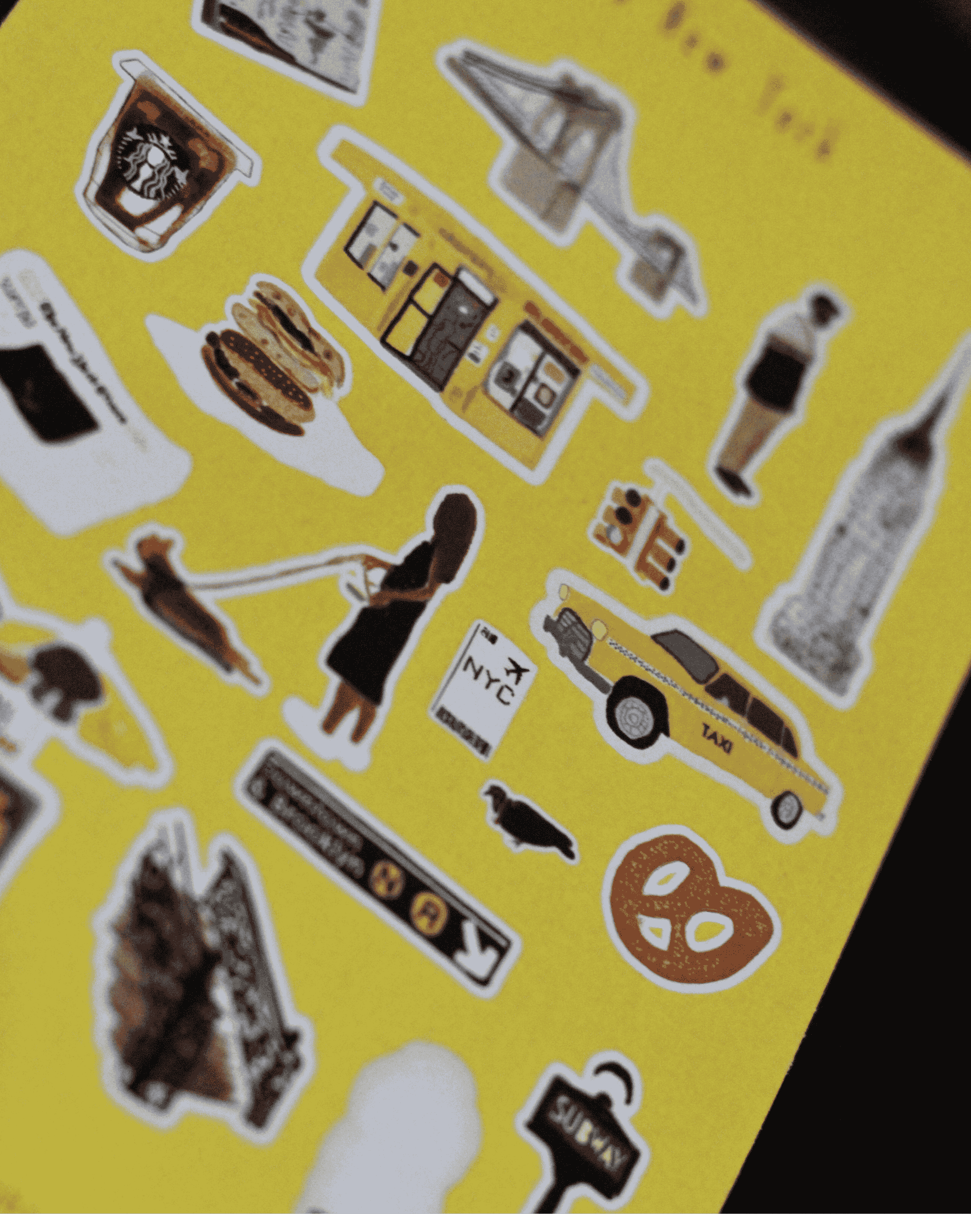 Daily New York Mini Journaling Stickers (Pack of Three)