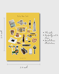 Daily New York Mini Journaling Stickers (Pack of Three)