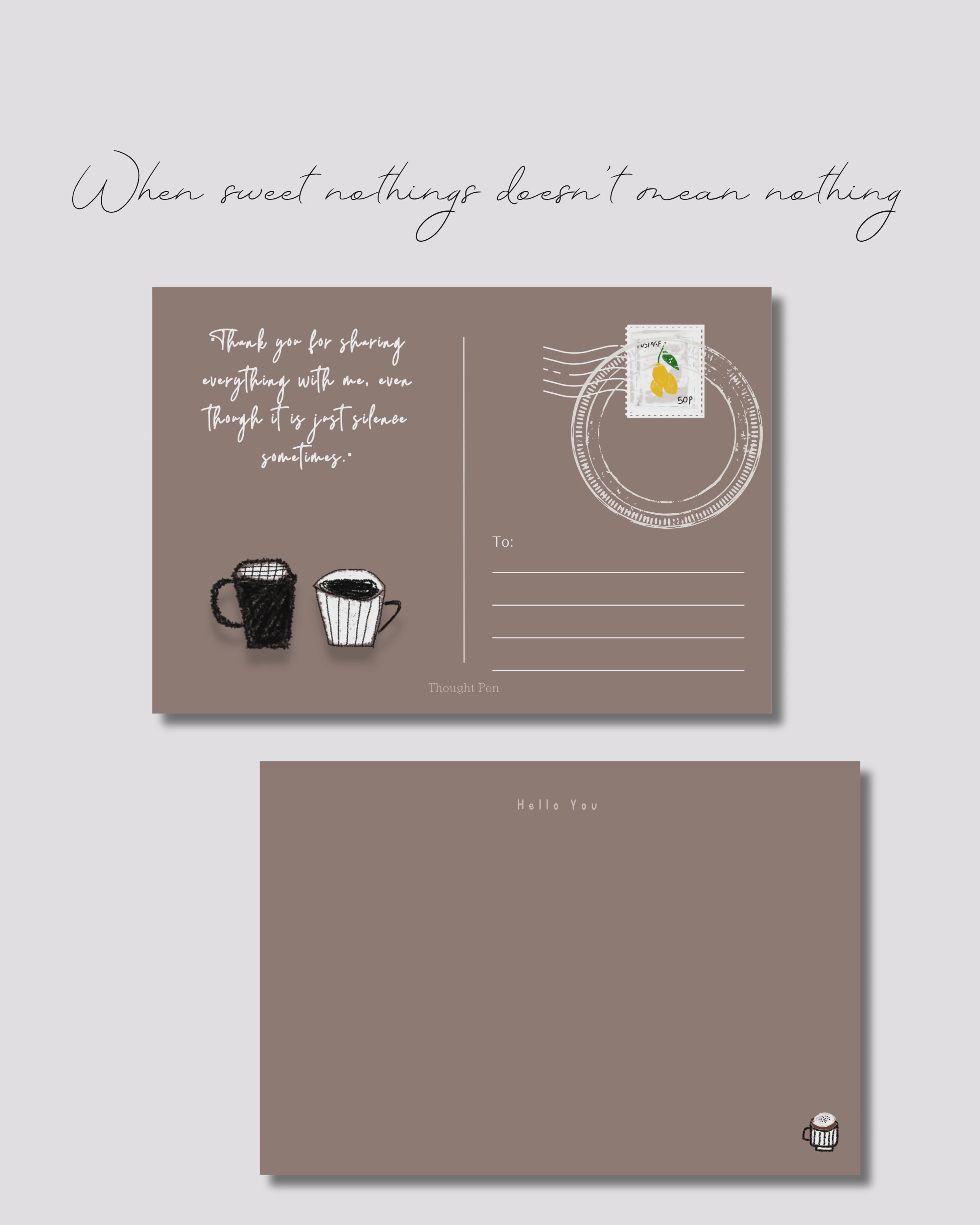 SONDER- Notecards (Illustrated; set of 16 cards {8 x 2})