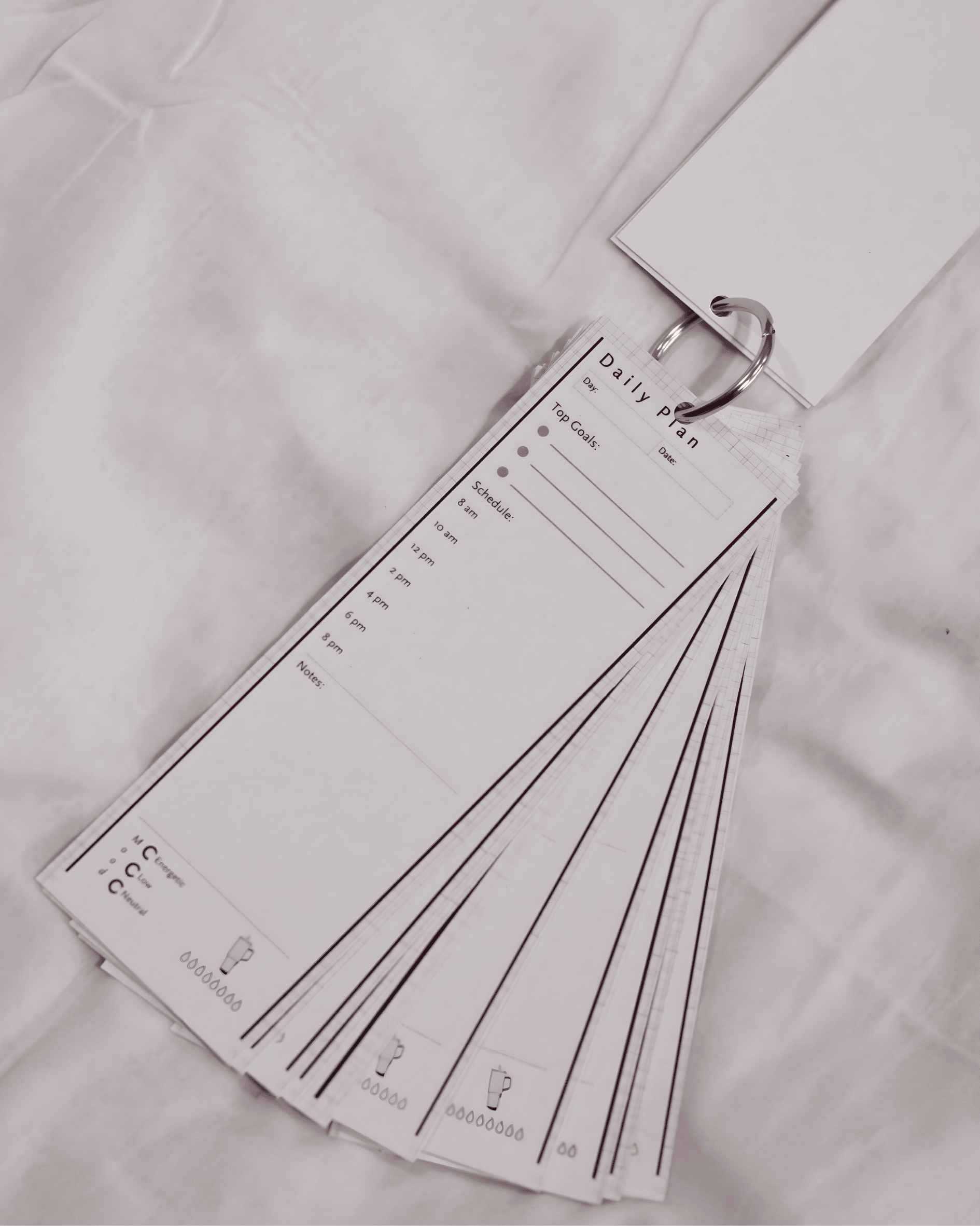 THOUGHTLET: Slim Planner Cards