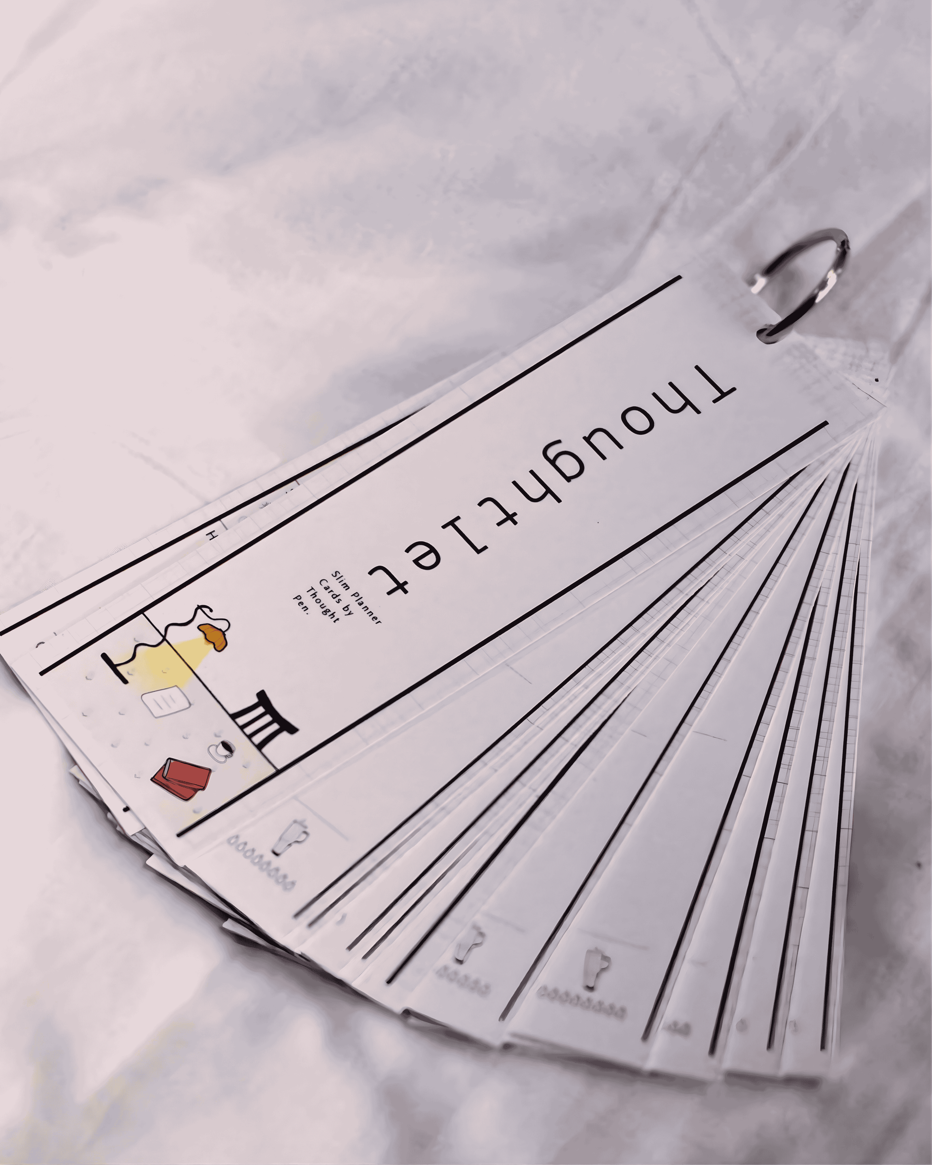 THOUGHTLET: Slim Planner Cards